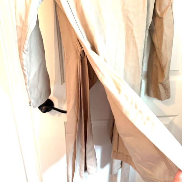 Eliane Rose Tan Beige Trench Wrap Jacket / Long Sleeve Cardigan Small - Picture 5 of 5